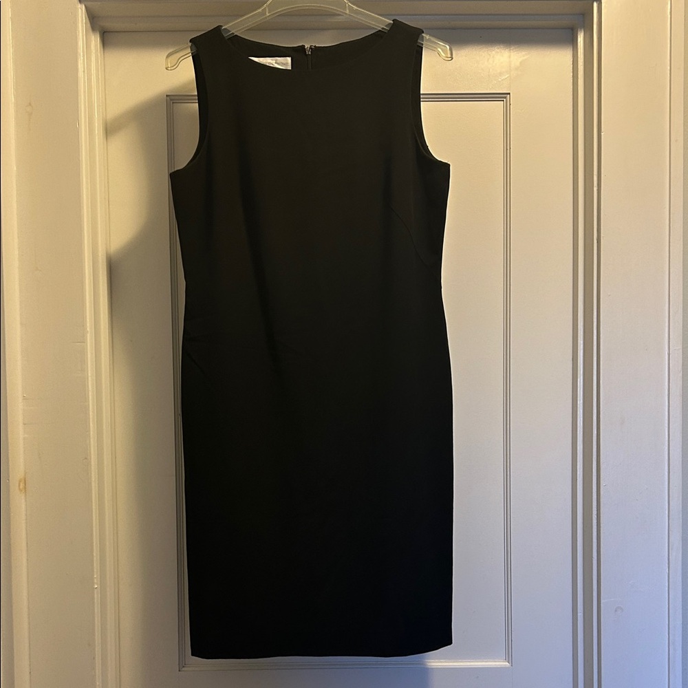 Studio by London Times Black Classic Sleeveless Midi Sheath Dress - 8, NWOT